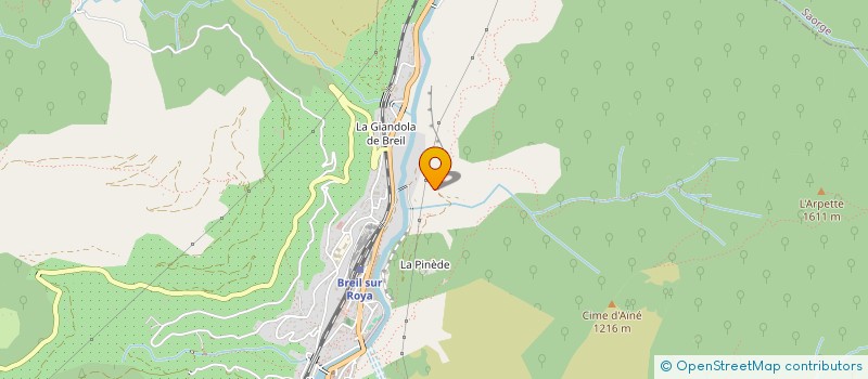 localisation de l'entreprise MADAME LAETITIA COTOT  BREIL-SUR-ROYA