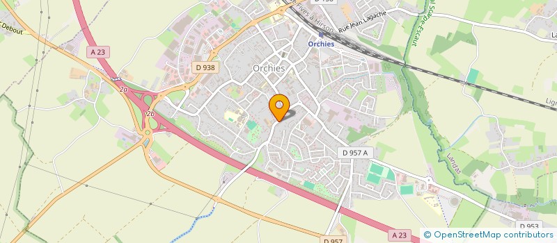 localisation de l'entreprise MADAME LAETITIA COUPE  ORCHIES