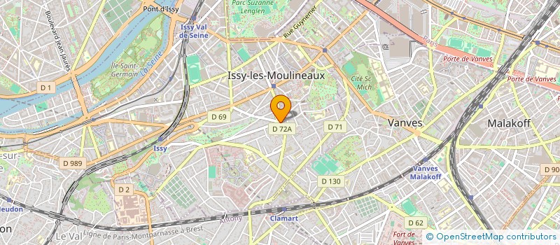 localisation de l'entreprise MADAME LAETITIA COURCELLE LABROUSSE à ISSY-LES-MOULINEAUX