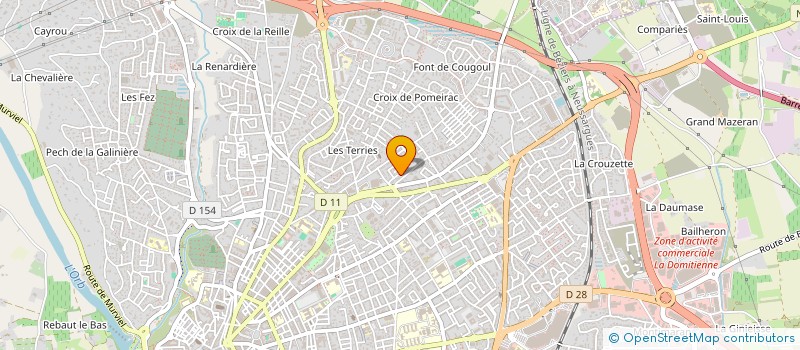 localisation de l'entreprise MADAME LAETITIA COURLET à BEZIERS