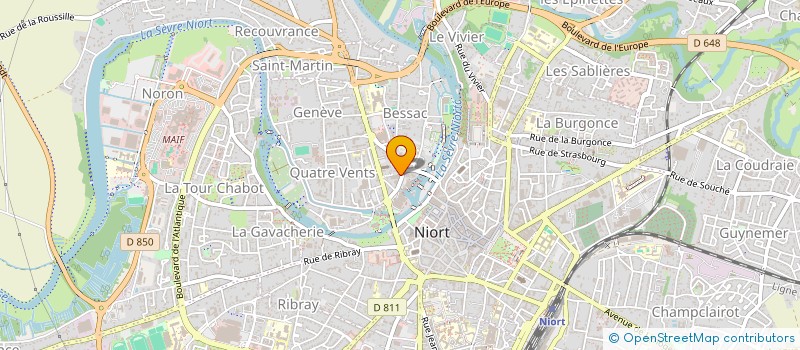 localisation de l'entreprise MADAME LAETITIA COURTEL à NIORT