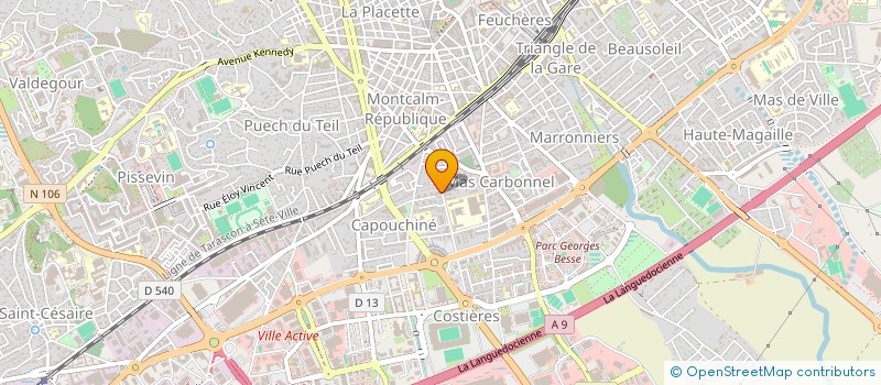 localisation de l'entreprise MADAME LAETITIA COUSSEAU  NIMES