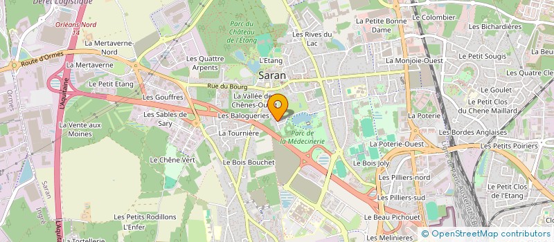 localisation de l'entreprise MADAME LAETITIA CRASSON à SARAN
