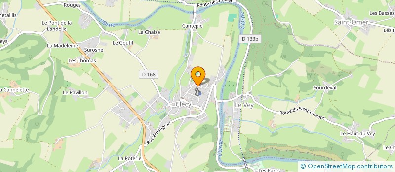 localisation de l'entreprise MADAME LAETITIA CRENN  CLECY