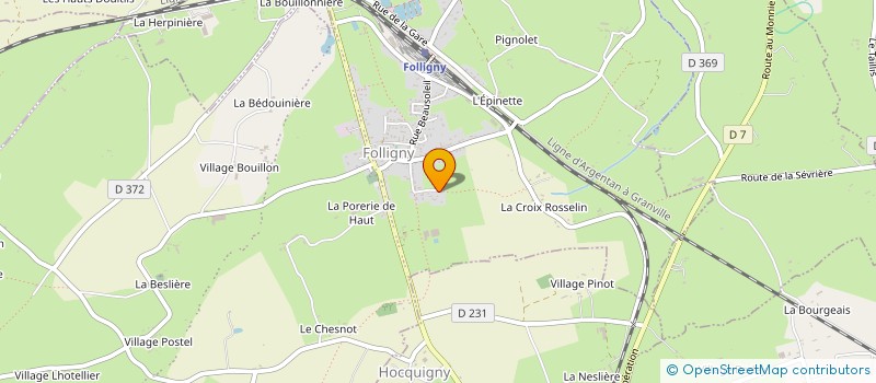 localisation de l'entreprise MADAME LAETITIA CRESPIN  FOLLIGNY