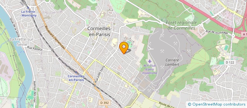 localisation de l'entreprise MADAME LAETITIA CRISTINO  CORMEILLES-EN-PARISIS