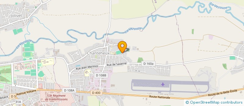 localisation de l'entreprise MADAME LAETITIA CROISET  CHANTEHEUX