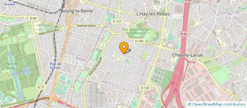 localisation de l'entreprise MADAME LAETITIA CUELLAR  L'HAY-LES-ROSES