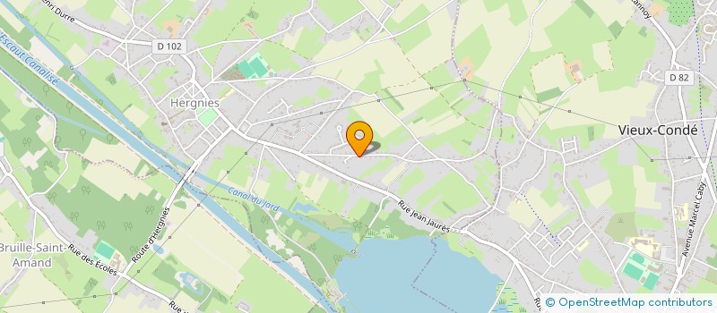 localisation de l'entreprise MADAME LAETITIA D'ARANJOS  HERGNIES