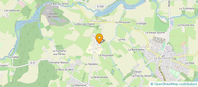 localisation de l'entreprise MADAME LAETITIA DA COSTA  LA BOUEXIERE