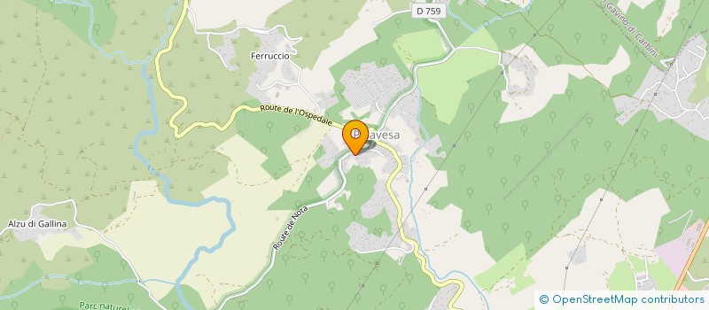 localisation de l'entreprise MADAME LAETITIA DA SILVA MOREIRA  PORTO-VECCHIO