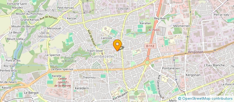 localisation de l'entreprise MADAME LAETITIA DAGORN à BREST
