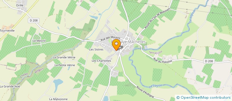 localisation de l'entreprise MADAME LAETITIA DAIGNEAU à TERRANJOU