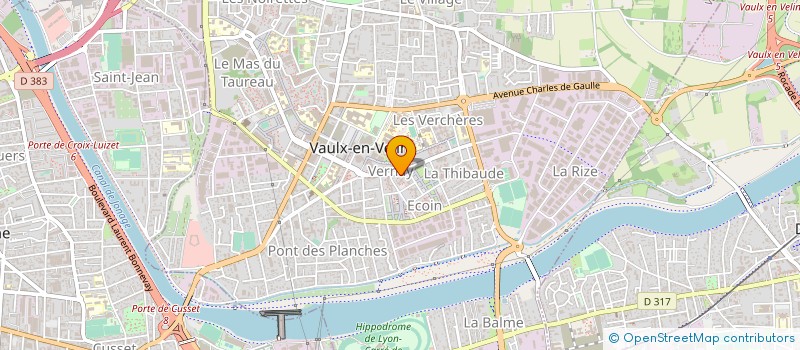 localisation de l'entreprise MADAME LAETITIA DANON  VAULX-EN-VELIN