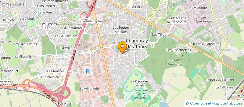 localisation de l'entreprise MADAME LAETITIA DARCISSAC  CHAMBRAY-LES-TOURS