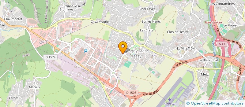 localisation de l'entreprise MADAME LAETITIA DARGENTON  EPAGNY METZ-TESSY