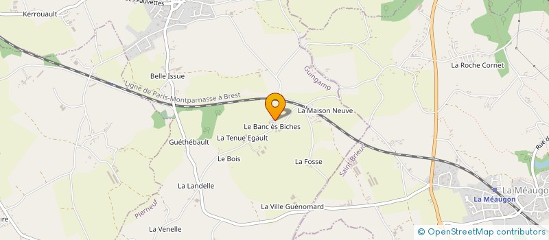 localisation de l'entreprise MADAME LAETITIA DAVID  PLERNEUF