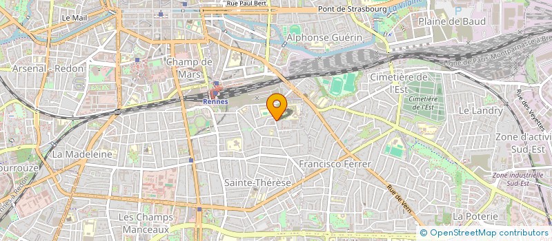 localisation de l'entreprise MADAME LAETITIA DE LONGEAUX BRUNET DU GUILLIER  RENNES