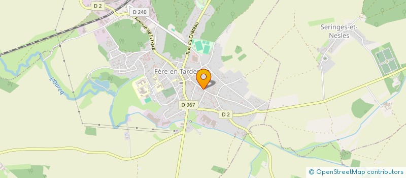 localisation de l'entreprise MADAME LAETITIA DE MESQUITA  FERE-EN-TARDENOIS