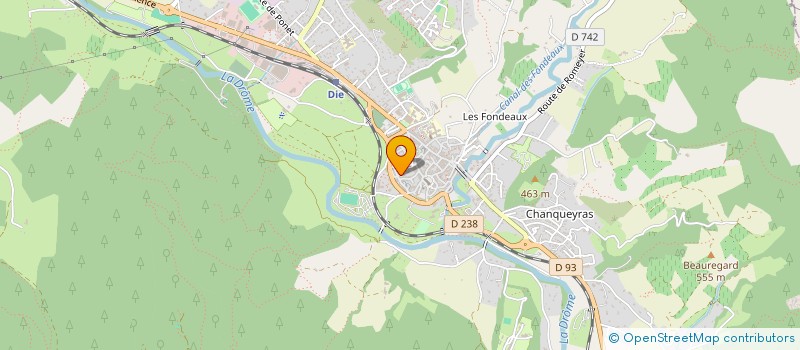 localisation de l'entreprise MADAME LAETITIA DE MICHIELI  DIE