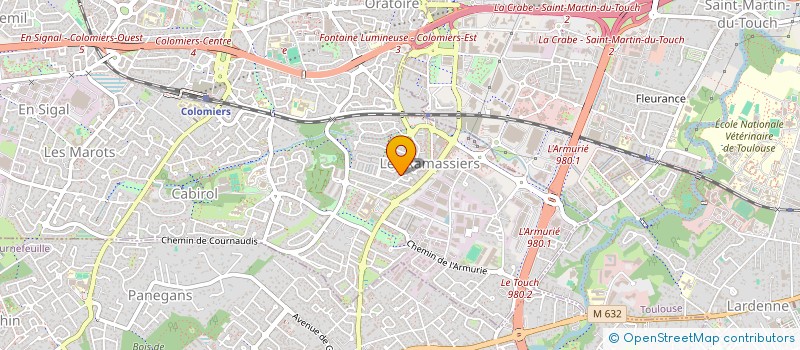 localisation de l'entreprise MADAME LAETITIA DE OLIVEIRA à COLOMIERS