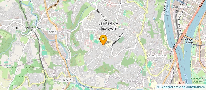 localisation de l'entreprise MADAME LAETITIA DE VILLENEUVE ESCLAPON à SAINTE-FOY-LES-LYON