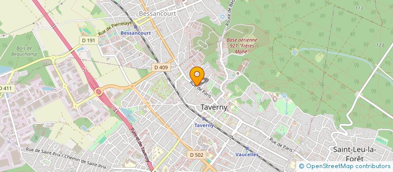 localisation de l'entreprise MADAME LAETITIA DEBAUSSE à TAVERNY