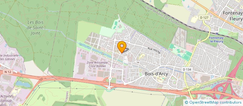 localisation de l'entreprise MADAME LAETITIA DEBIEN  BOIS-D'ARCY