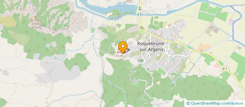 localisation de l'entreprise MADAME LAETITIA DEBONNE à ROQUEBRUNE-SUR-ARGENS