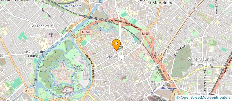 localisation de l'entreprise MADAME LAETITIA DEBRY à LILLE