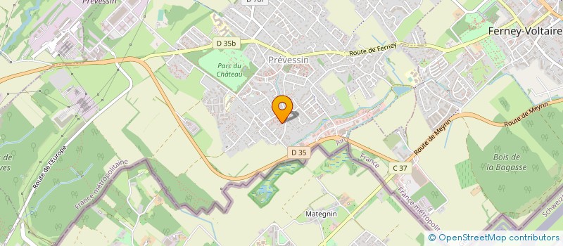 localisation de l'entreprise MADAME LAETITIA DEFAYE à PREVESSIN-MOENS