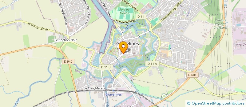 localisation de l'entreprise MADAME LAETITIA DEFONTAINE à GRAVELINES