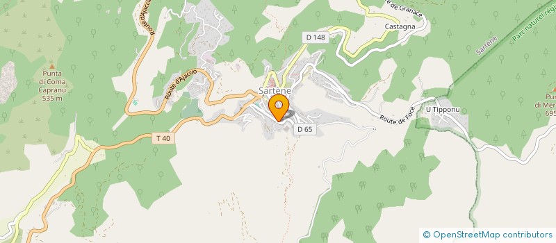 localisation de l'entreprise MADAME LAETITIA DEGENNE à SARTENE