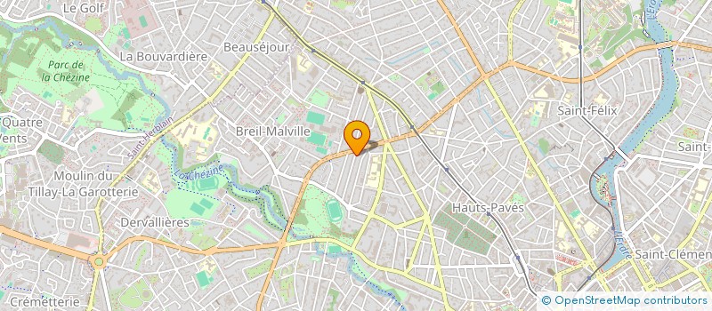 localisation de l'entreprise MADAME LAETITIA DEGOULANGE  NANTES