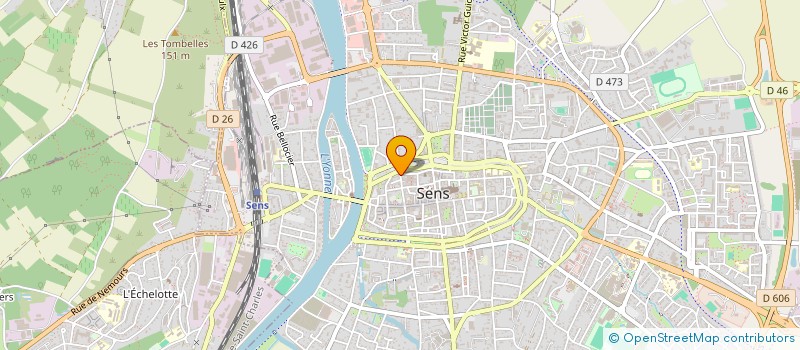 localisation de l'entreprise MADAME LAETITIA DEJAEGHER à SENS