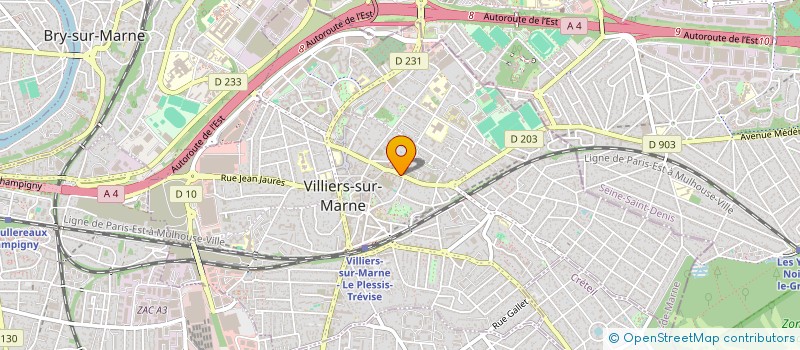 localisation de l'entreprise MADAME LAETITIA DEJEAN à VILLIERS-SUR-MARNE