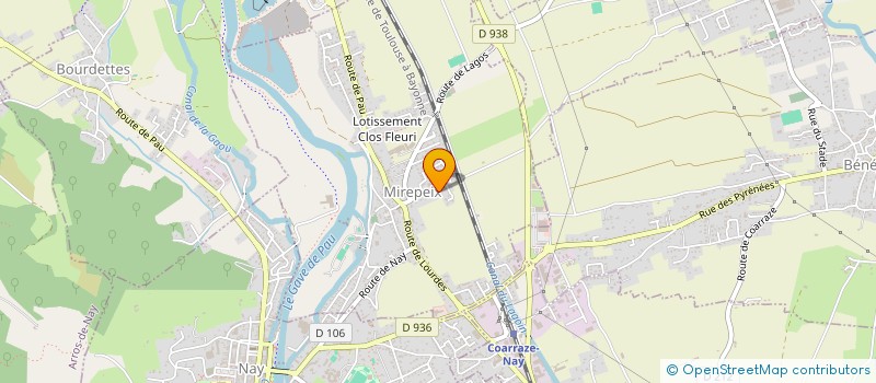 localisation de l'entreprise MADAME LAETITIA DEJEU  MIREPEIX