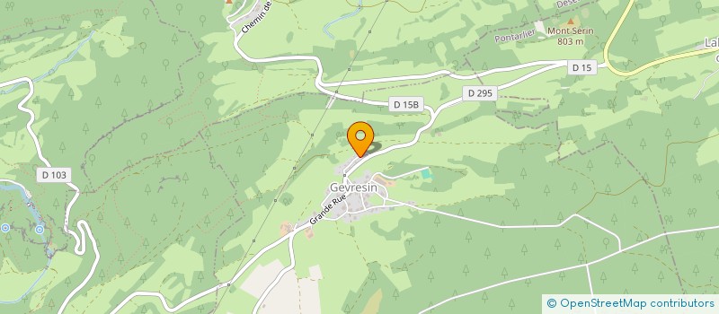 localisation de l'entreprise MADAME LAETITIA DEKESTER  GEVRESIN