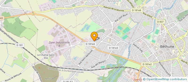 localisation de l'entreprise MADAME LAETITIA DELABROYE  ANNEZIN