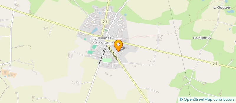 localisation de l'entreprise MADAME LAETITIA DELAHAYE à QUELAINES-SAINT-GAULT