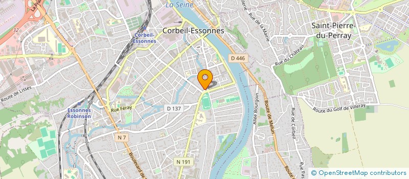 localisation de l'entreprise MADAME LAETITIA DELAIRE à CORBEIL-ESSONNES