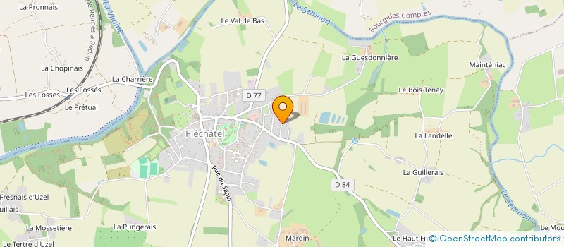 localisation de l'entreprise MADAME LAETITIA DELANOE à PLECHATEL