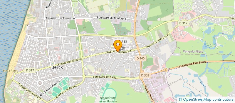 localisation de l'entreprise MADAME LAETITIA DELATTRE  BERCK