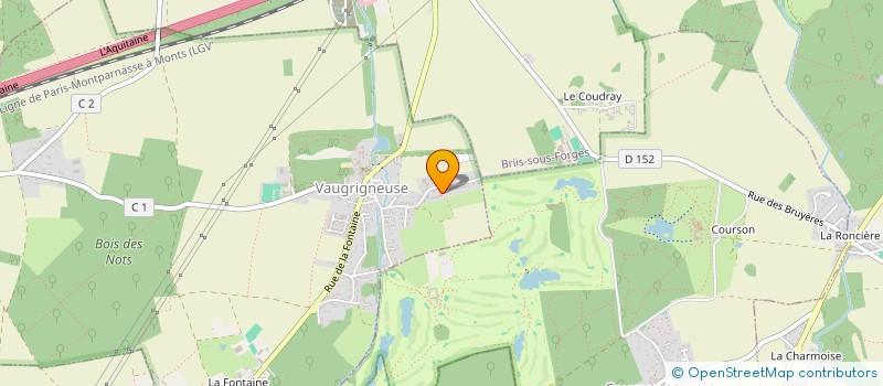 localisation de l'entreprise MADAME LAETITIA DELCOUR  VAUGRIGNEUSE