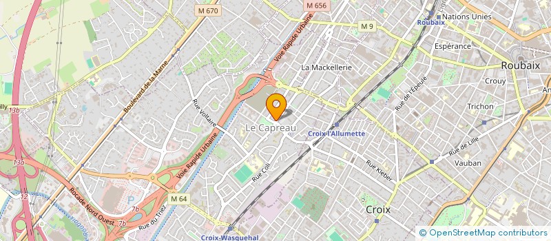 localisation de l'entreprise MADAME LAETITIA DELEBECQUE  WASQUEHAL