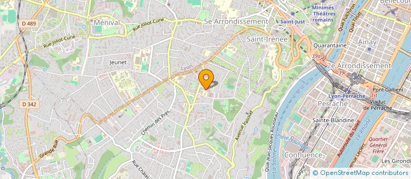 localisation de l'entreprise MADAME LAETITIA DELETRAZ  SAINTE-FOY-LES-LYON