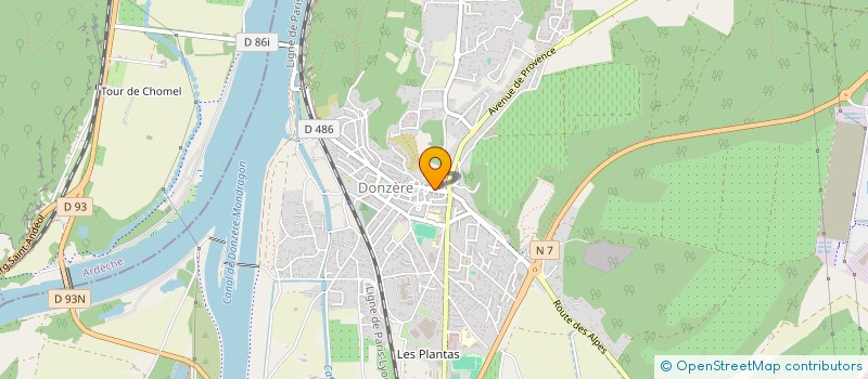 localisation de l'entreprise MADAME LAETITIA DELGADO  DONZERE