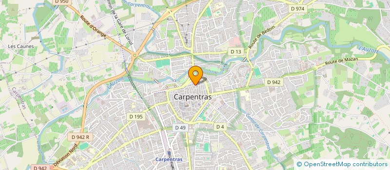 localisation de l'entreprise MADAME LAETITIA DELORME à CARPENTRAS