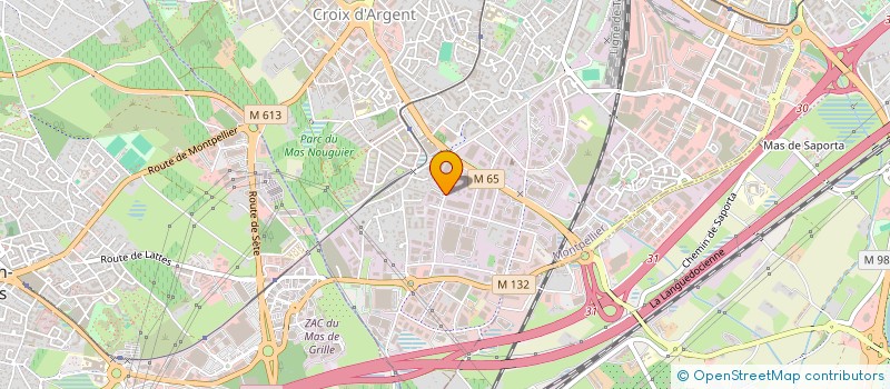 localisation de l'entreprise MADAME LAETITIA DELPOUX  MONTPELLIER