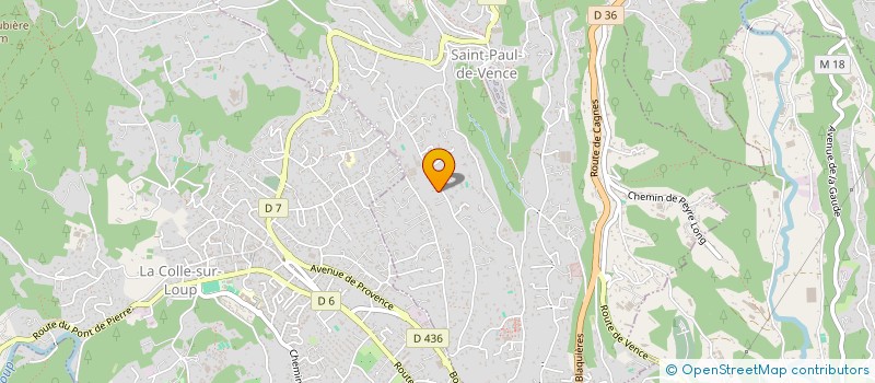 localisation de l'entreprise MADAME LAETITIA DEMEESTER à SAINT-PAUL-DE-VENCE